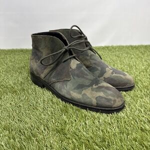 Dingo Opie Camo Suede Chukka Boots DI208 Men's Size 10.5D Lace Up Ankle
